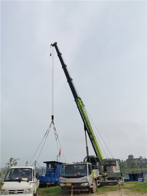 绍兴市桥梁建设吊装案例